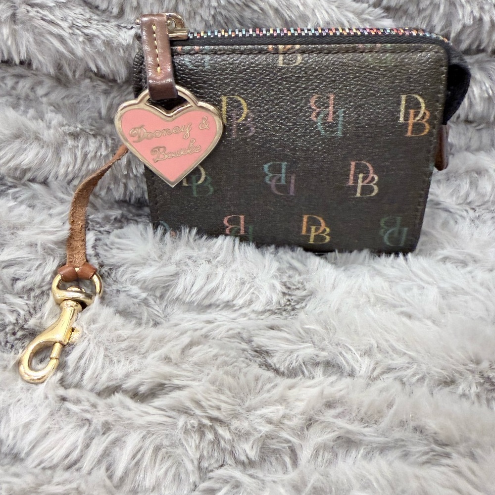 Dooney & Bourke Multicolor Monogram Wristlet